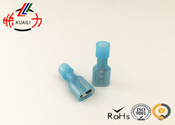 Electrical Tin Plated Brass BLUE Insulated Wire Connectors Female battery cable terminals